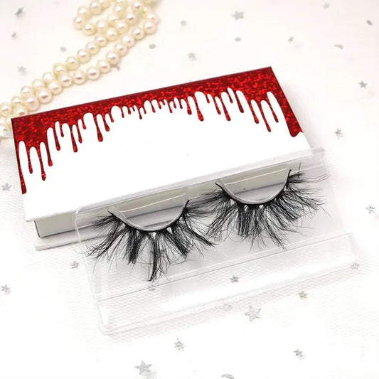 Levi Cat Eye Wispy Lashes, Fluffy Natural Long, Private Box