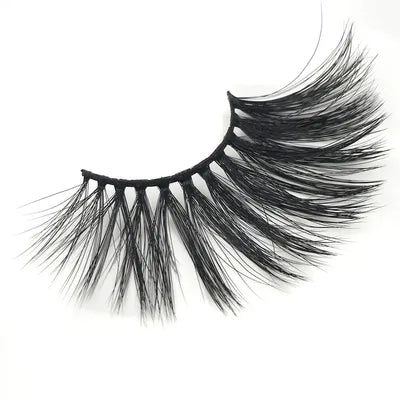 Wholesale 5D Faux Mink Lashes Handmade Luxurious Volume Fluffy Natural False Eyelashes
