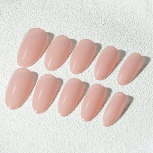 Solid Color Press-On Nails with Smooth, Even Coverage